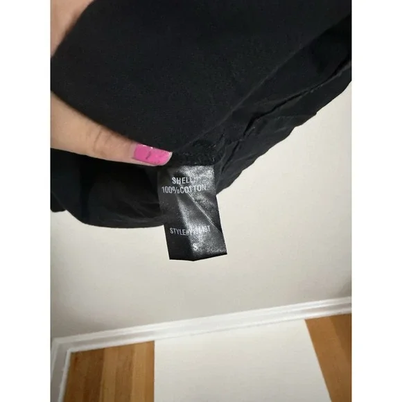 Pomander Place Tuckernuck Black Finley Flutter Sleeve Mini Dress Cotton Sz Small - Picture 7 of 11